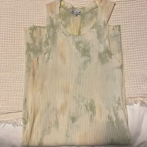 Tie dye body con dress